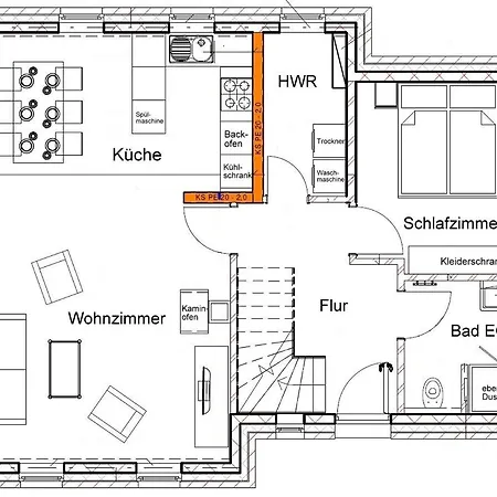Holiday home Urlaubsglueck Dornum